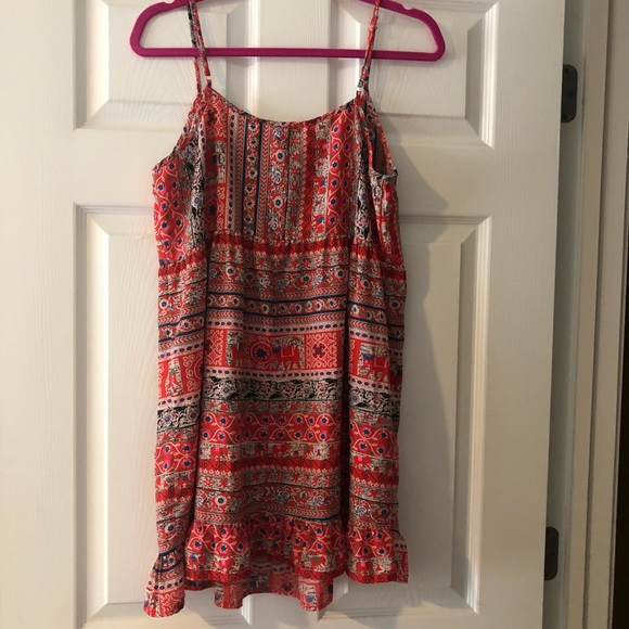 red white blue sundress